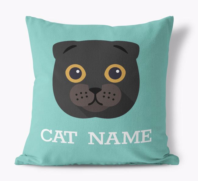 {dogsName}'s Icon: Personalized {breedCommonName} Canvas Pillow